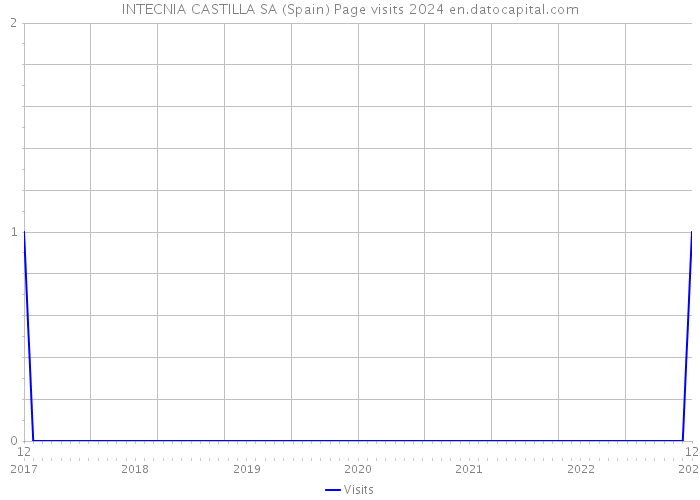 INTECNIA CASTILLA SA (Spain) Page visits 2024 
