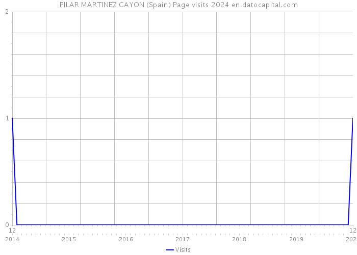 PILAR MARTINEZ CAYON (Spain) Page visits 2024 