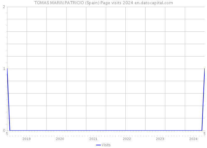 TOMAS MARIN PATRICIO (Spain) Page visits 2024 