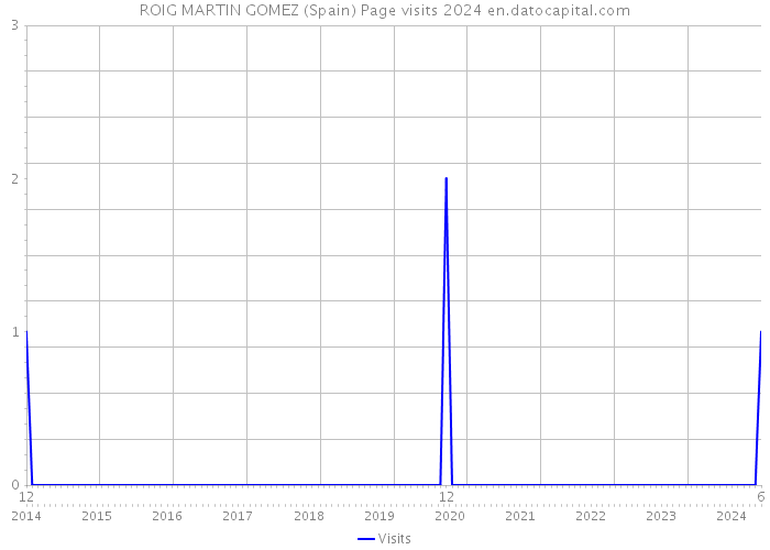 ROIG MARTIN GOMEZ (Spain) Page visits 2024 