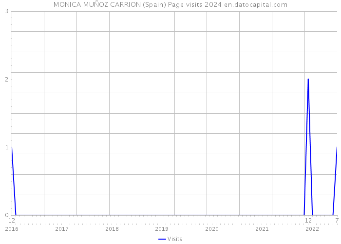 MONICA MUÑOZ CARRION (Spain) Page visits 2024 