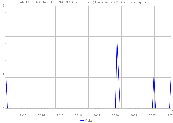 CARNICERIA CHARCUTERIA OLGA SLL. (Spain) Page visits 2024 