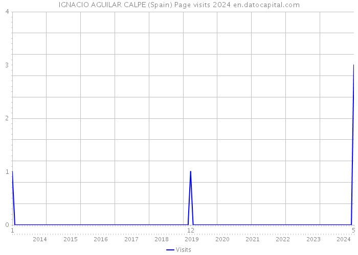IGNACIO AGUILAR CALPE (Spain) Page visits 2024 