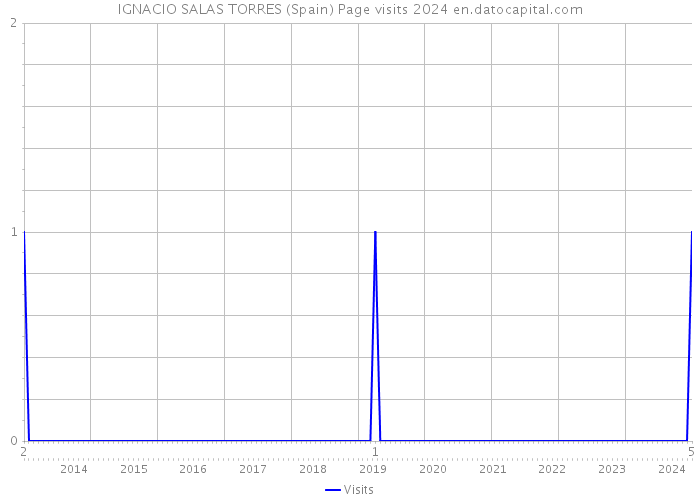 IGNACIO SALAS TORRES (Spain) Page visits 2024 