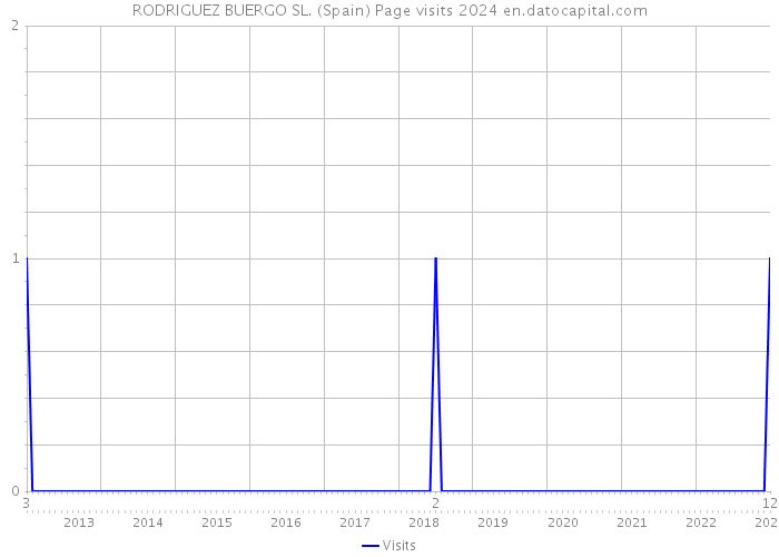 RODRIGUEZ BUERGO SL. (Spain) Page visits 2024 