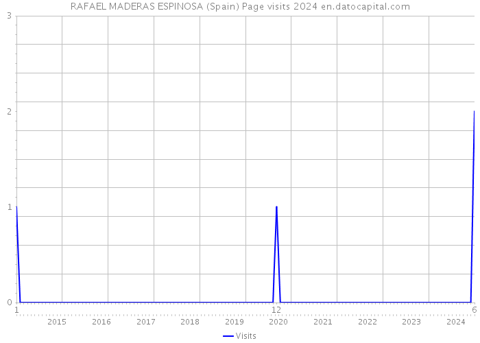RAFAEL MADERAS ESPINOSA (Spain) Page visits 2024 