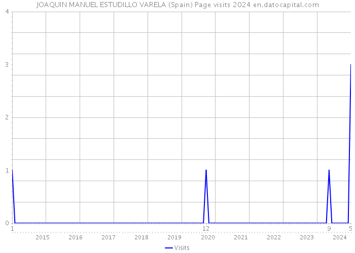 JOAQUIN MANUEL ESTUDILLO VARELA (Spain) Page visits 2024 