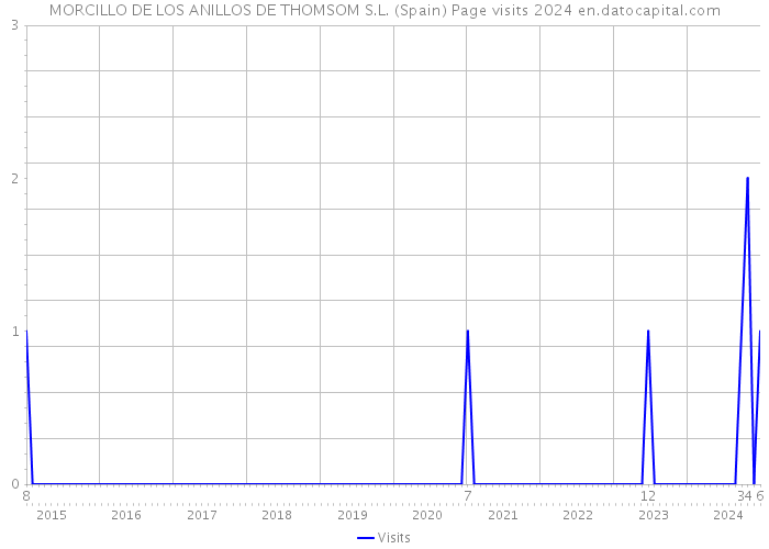 MORCILLO DE LOS ANILLOS DE THOMSOM S.L. (Spain) Page visits 2024 
