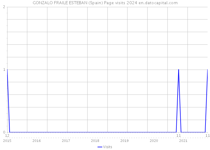 GONZALO FRAILE ESTEBAN (Spain) Page visits 2024 