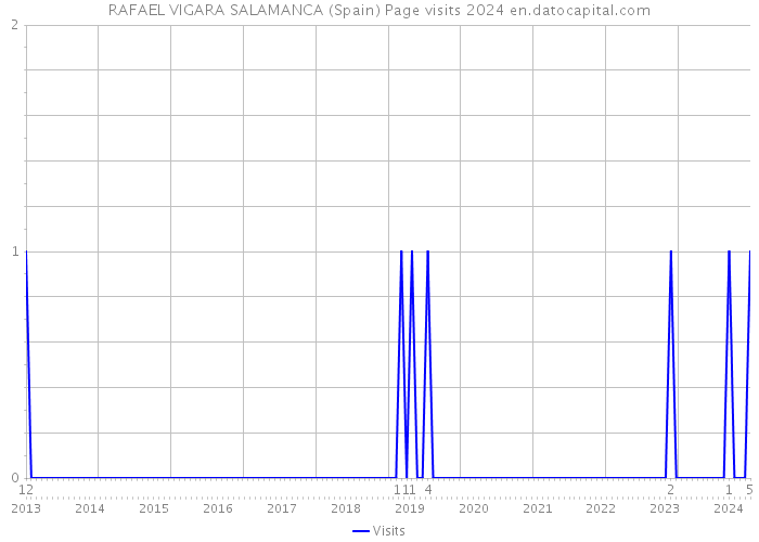 RAFAEL VIGARA SALAMANCA (Spain) Page visits 2024 