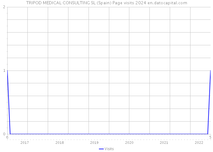 TRIPOD MEDICAL CONSULTING SL (Spain) Page visits 2024 