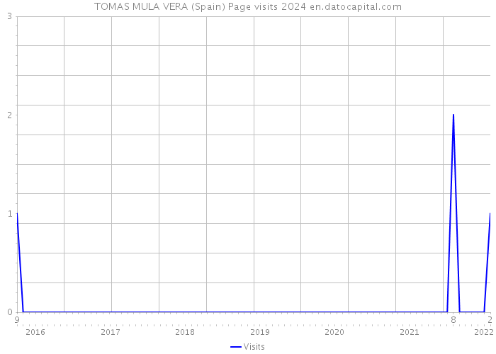 TOMAS MULA VERA (Spain) Page visits 2024 