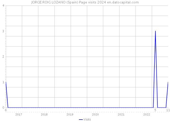 JORGE ROIG LOZANO (Spain) Page visits 2024 