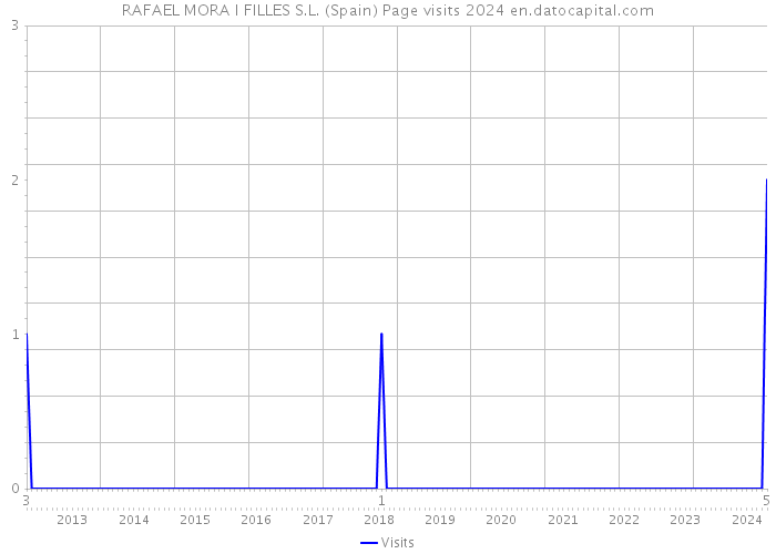 RAFAEL MORA I FILLES S.L. (Spain) Page visits 2024 