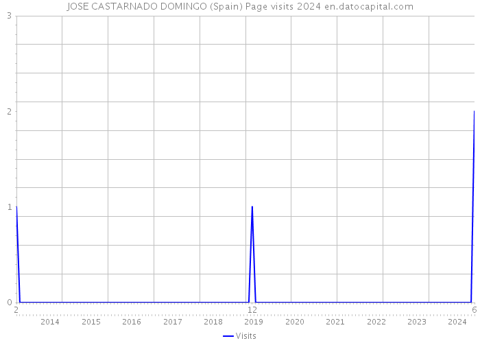 JOSE CASTARNADO DOMINGO (Spain) Page visits 2024 