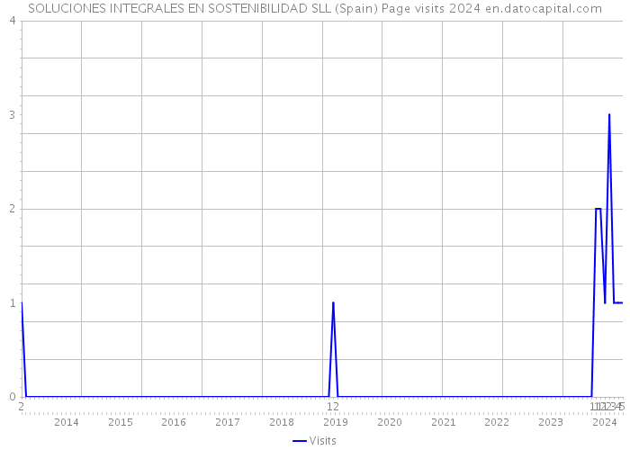 SOLUCIONES INTEGRALES EN SOSTENIBILIDAD SLL (Spain) Page visits 2024 