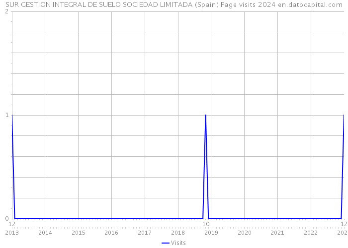 SUR GESTION INTEGRAL DE SUELO SOCIEDAD LIMITADA (Spain) Page visits 2024 