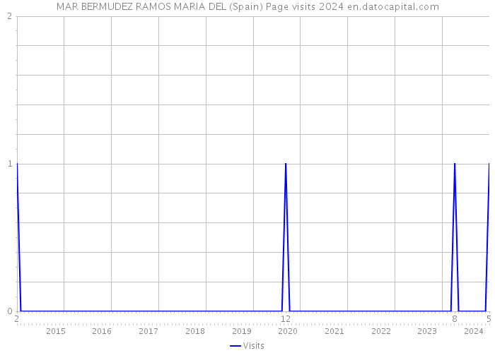 MAR BERMUDEZ RAMOS MARIA DEL (Spain) Page visits 2024 