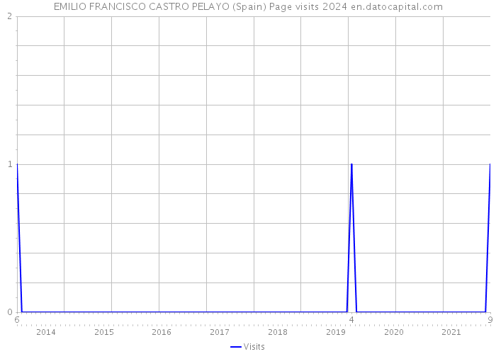 EMILIO FRANCISCO CASTRO PELAYO (Spain) Page visits 2024 
