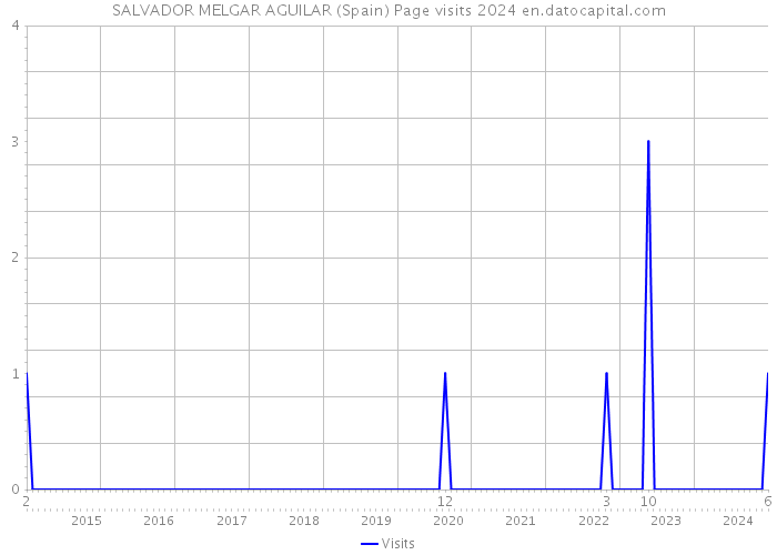 SALVADOR MELGAR AGUILAR (Spain) Page visits 2024 