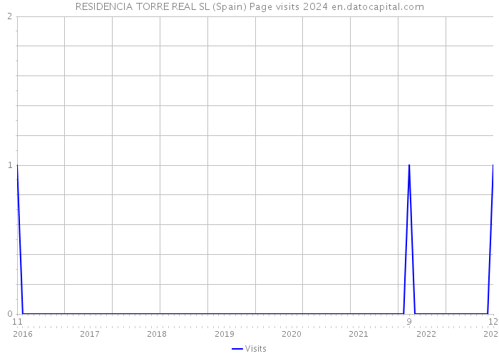 RESIDENCIA TORRE REAL SL (Spain) Page visits 2024 