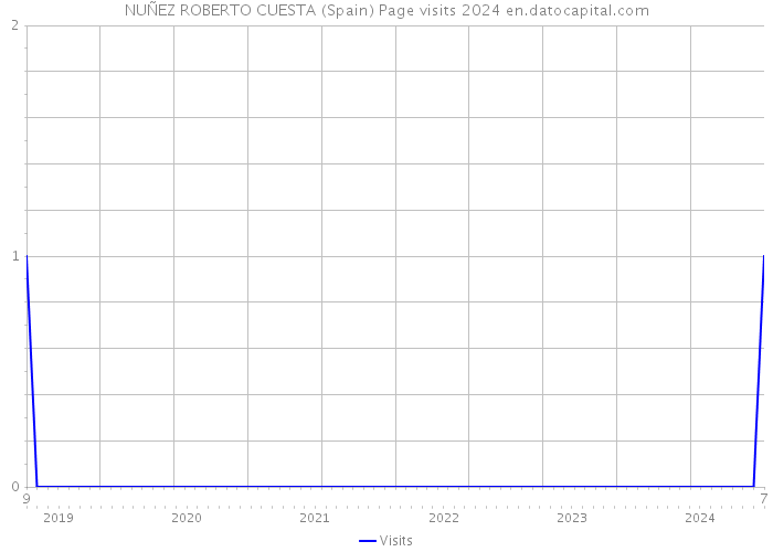 NUÑEZ ROBERTO CUESTA (Spain) Page visits 2024 