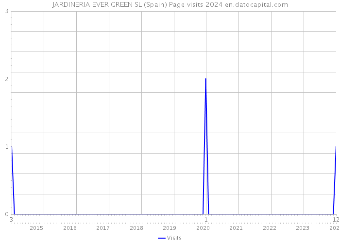 JARDINERIA EVER GREEN SL (Spain) Page visits 2024 