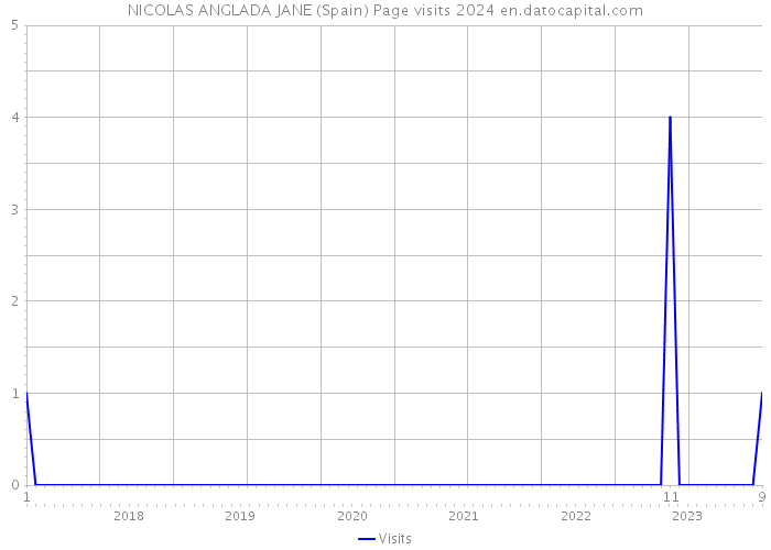NICOLAS ANGLADA JANE (Spain) Page visits 2024 