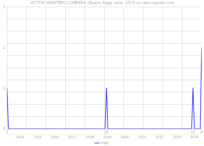 VICTOR MONTERO CABRERA (Spain) Page visits 2024 