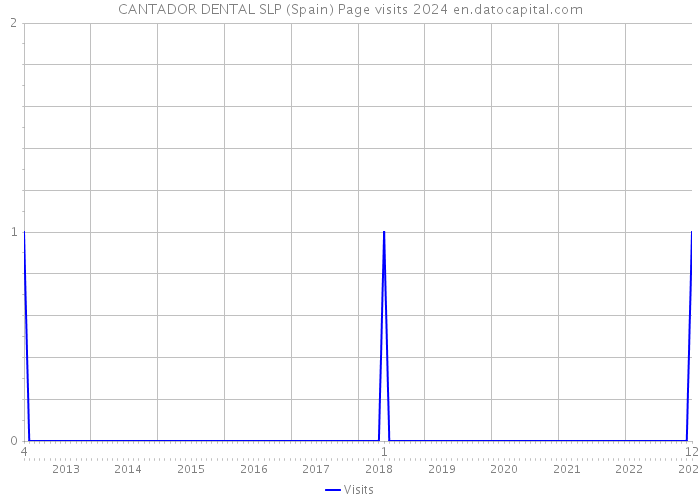 CANTADOR DENTAL SLP (Spain) Page visits 2024 