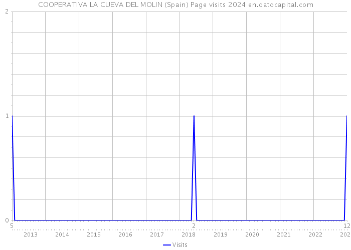 COOPERATIVA LA CUEVA DEL MOLIN (Spain) Page visits 2024 