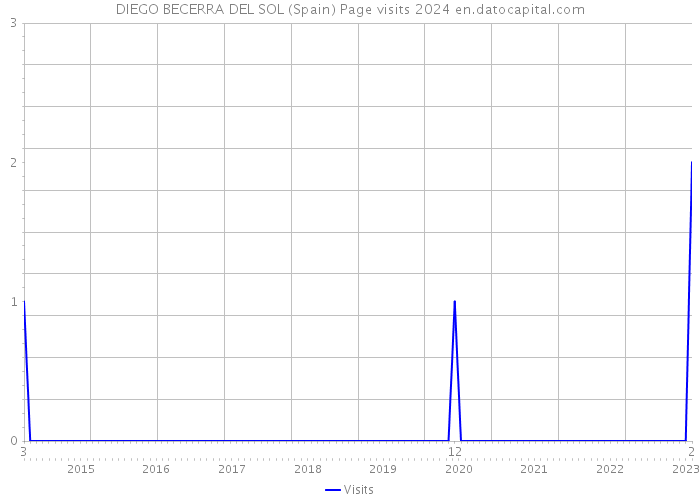 DIEGO BECERRA DEL SOL (Spain) Page visits 2024 