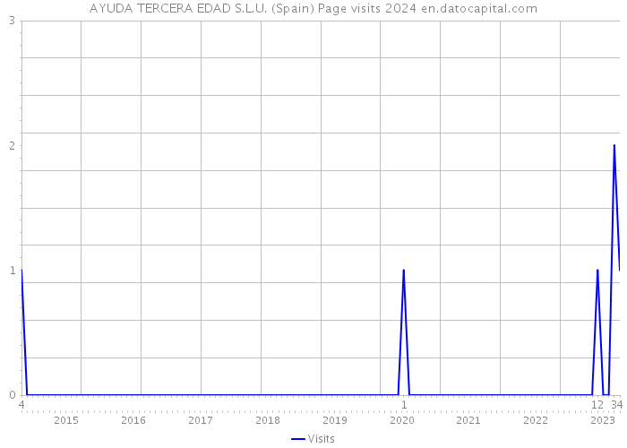 AYUDA TERCERA EDAD S.L.U. (Spain) Page visits 2024 