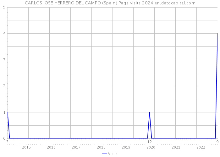 CARLOS JOSE HERRERO DEL CAMPO (Spain) Page visits 2024 