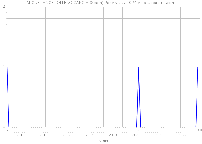 MIGUEL ANGEL OLLERO GARCIA (Spain) Page visits 2024 