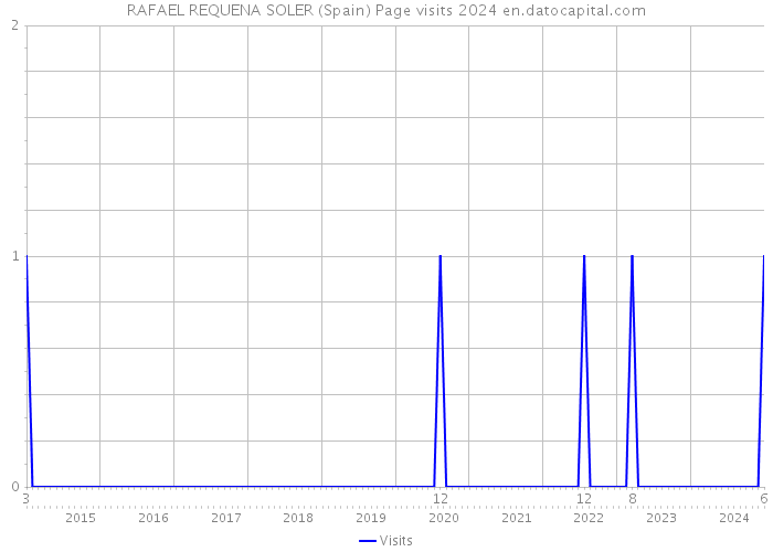 RAFAEL REQUENA SOLER (Spain) Page visits 2024 