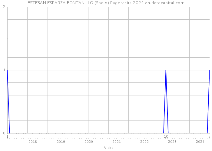 ESTEBAN ESPARZA FONTANILLO (Spain) Page visits 2024 