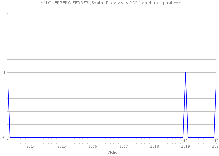 JUAN GUERRERO FERRER (Spain) Page visits 2024 