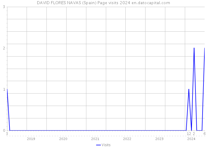 DAVID FLORES NAVAS (Spain) Page visits 2024 