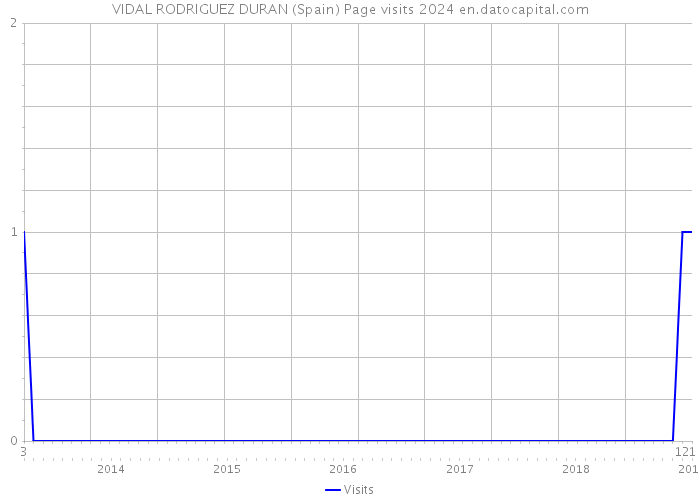 VIDAL RODRIGUEZ DURAN (Spain) Page visits 2024 