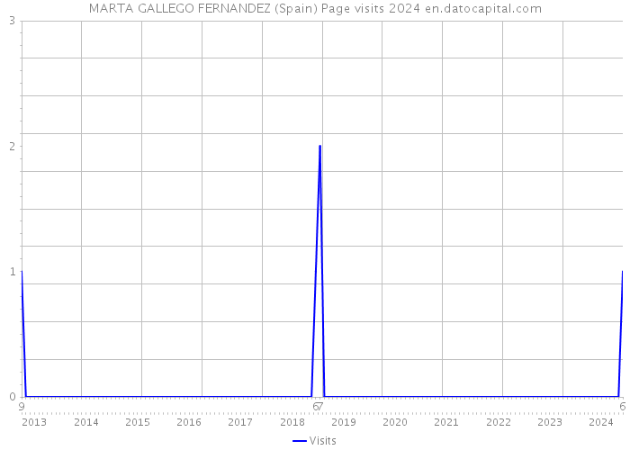 MARTA GALLEGO FERNANDEZ (Spain) Page visits 2024 