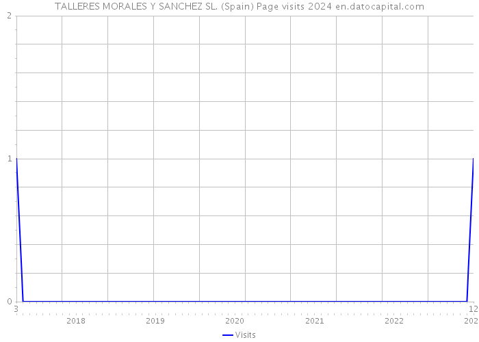 TALLERES MORALES Y SANCHEZ SL. (Spain) Page visits 2024 