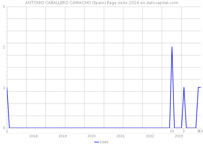 ANTONIO CABALLERO CAMACHO (Spain) Page visits 2024 