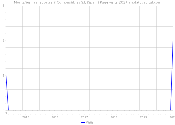 Montañes Transportes Y Combustibles S.L (Spain) Page visits 2024 