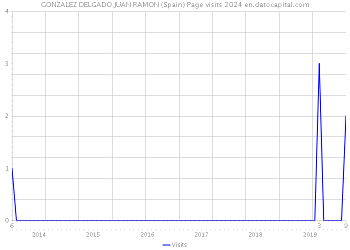 GONZALEZ DELGADO JUAN RAMON (Spain) Page visits 2024 