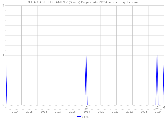 DELIA CASTILLO RAMIREZ (Spain) Page visits 2024 
