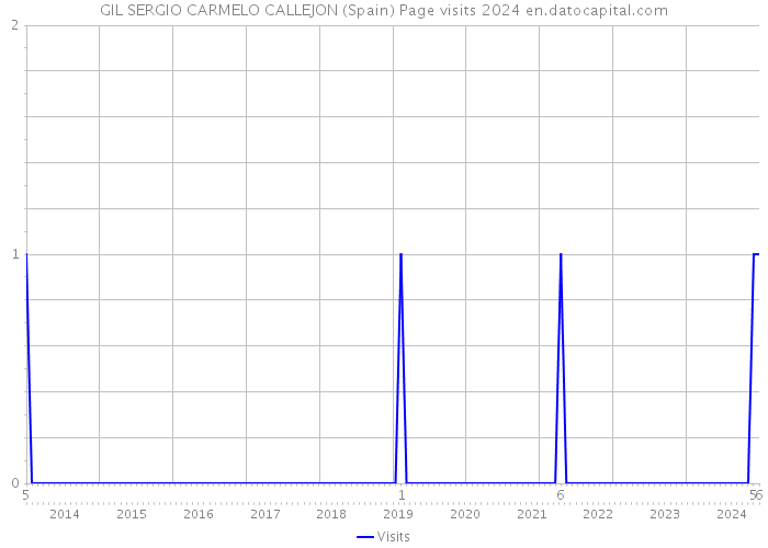 GIL SERGIO CARMELO CALLEJON (Spain) Page visits 2024 