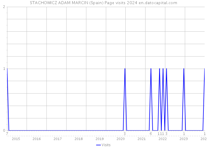 STACHOWICZ ADAM MARCIN (Spain) Page visits 2024 