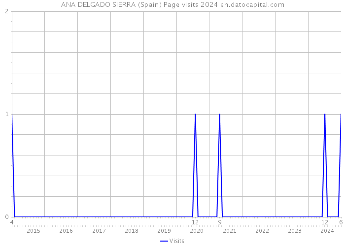 ANA DELGADO SIERRA (Spain) Page visits 2024 