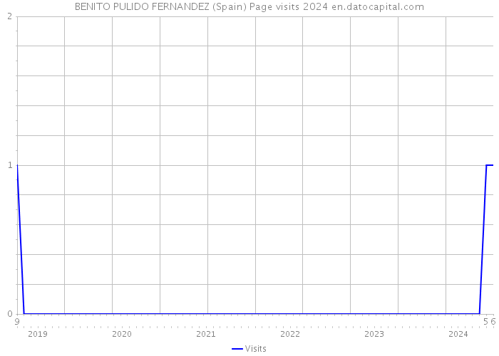 BENITO PULIDO FERNANDEZ (Spain) Page visits 2024 